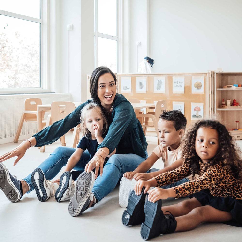 Peuteryoga bij Kindergarden