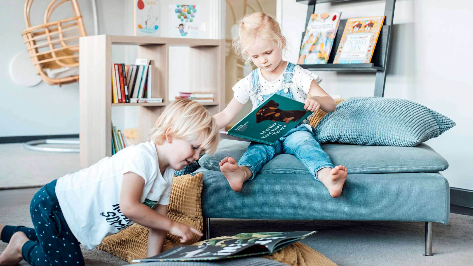 Een leeshoek op de BSO van Kindergarden