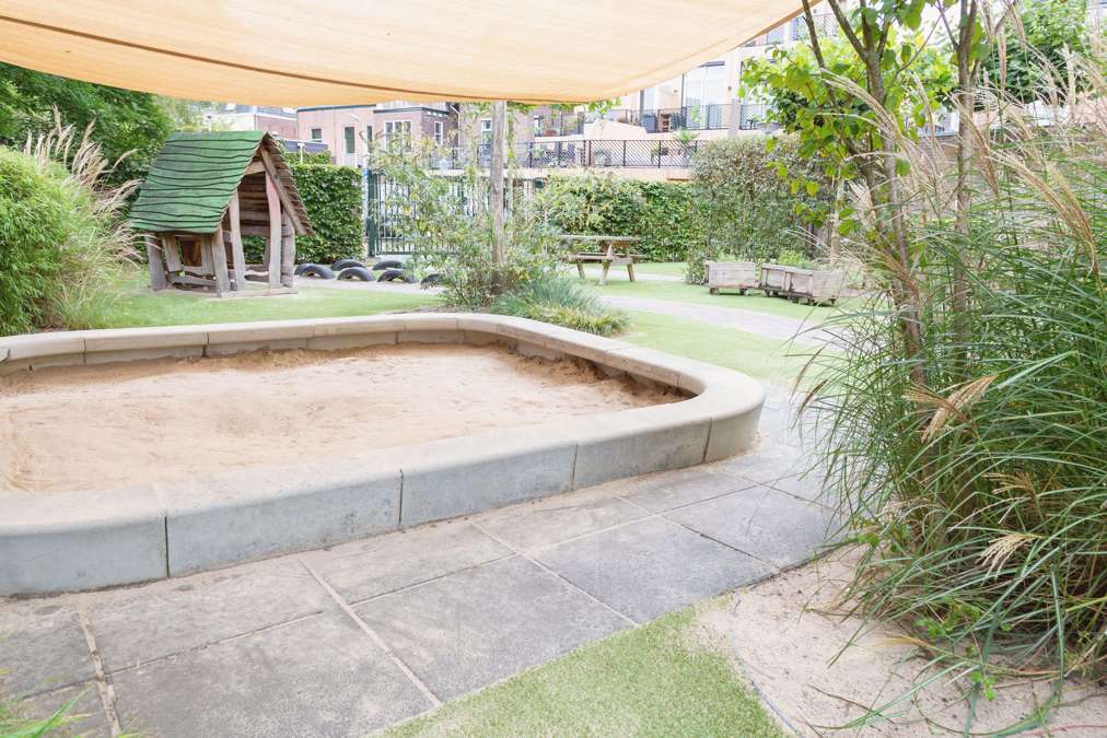 De tuin van Kindergarden Amersfoort